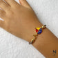 Sailboat Initial Bracelet