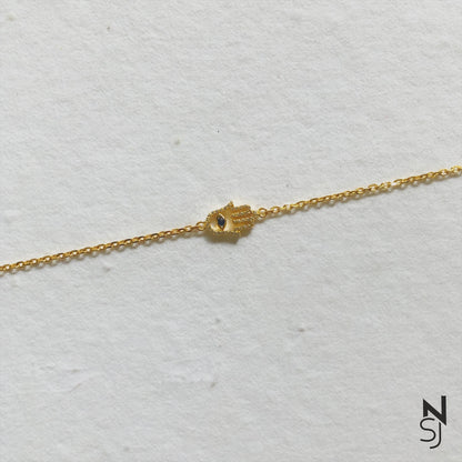 Hamsa Bracelet | Personalised 925 Silver Jewellery for Kids | Niashine