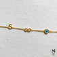 Infinity Love Initial Bracelet