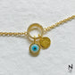 Custom Initial Evil Eye Bracelet