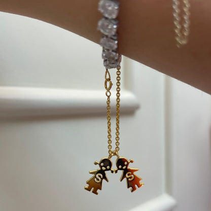 Watch Charm with Initials