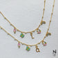 Changeable Custom Initial Charm Neckchain