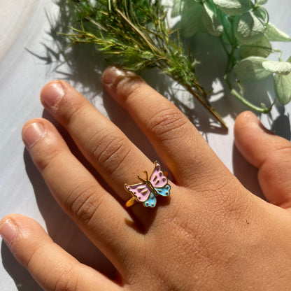 Butterfly Ring | Personalised 925 Silver Jewellery for Kids | Niashine
