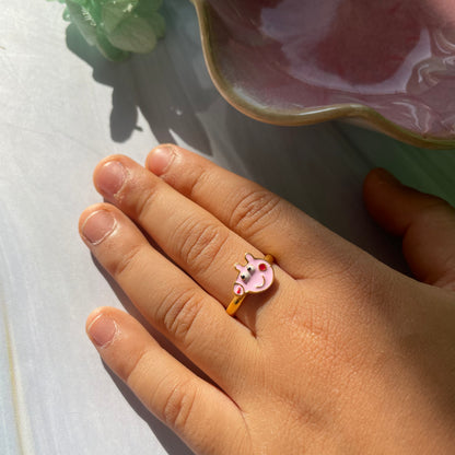 Peppa Ring | Personalised 925 Silver Jewellery for Kids | Niashine