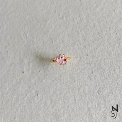 Peppa Ring | Personalised 925 Silver Jewellery for Kids | Niashine