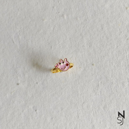 Peppa Ring | Personalised 925 Silver Jewellery for Kids | Niashine