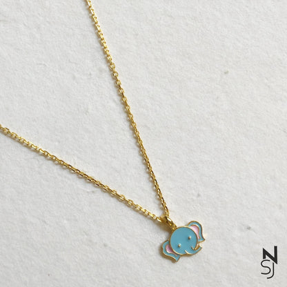 Elephant Neckchain | Personalised 925 Silver Jewellery for Kids | Niashine