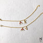 Rainbow & Custom Initial Bracelet