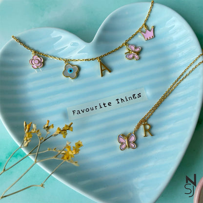 Sassy Little Girl Charm Bracelet | Personalised 925 Silver Jewellery for Kids | Niashine
