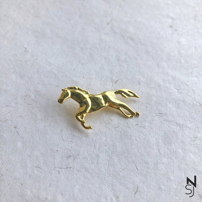 Horse Collar Pin | Personalised 925 Silver Jewellery for Kids | Niashine