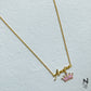 Custom Name with Princess Tiara Neckchain