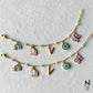 Custom Initial Evil Eye Charm Bracelet